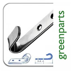 Flachhaken 13 x 3 mm verzinkt
