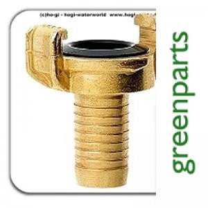 GEKA Plus/Messing Schlauchstück 3/4