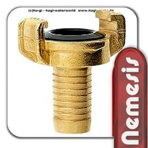 GEKA Plus/Messing Schlauchstück 1¼