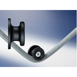 Rundknopf schwarz Seil D=26